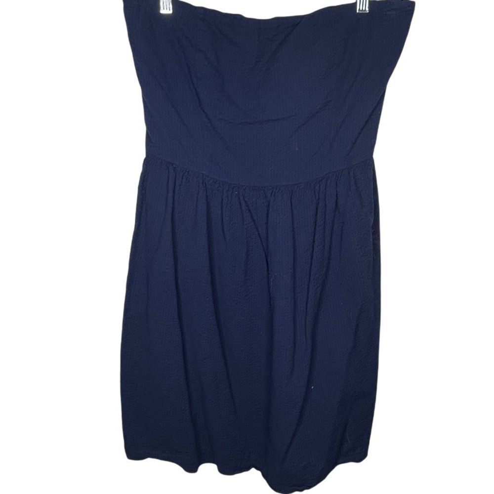 GAP Strapless‎ Mini Dress Blue